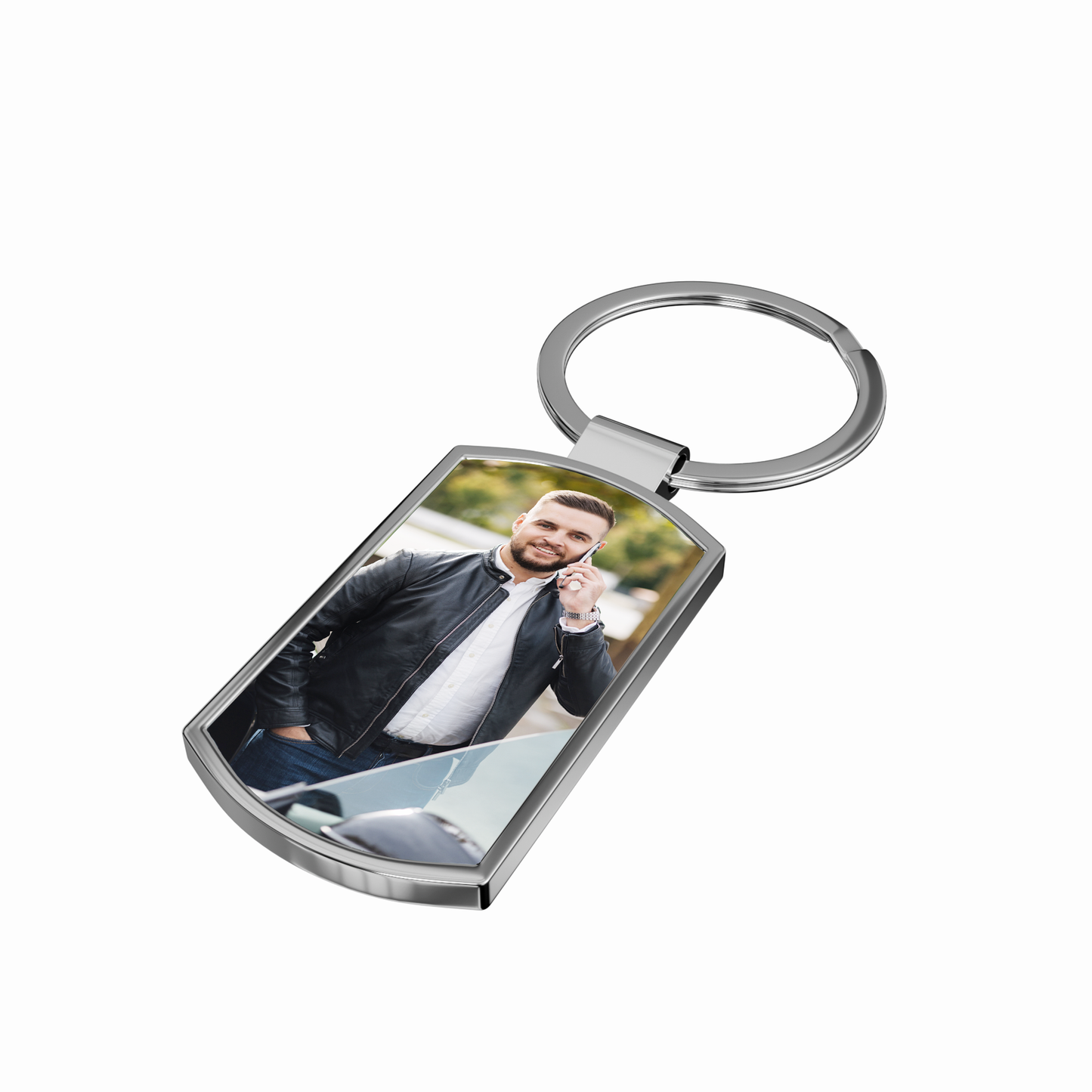 Custom Engraved Silver Keyring – A Meaningful Gift for Him