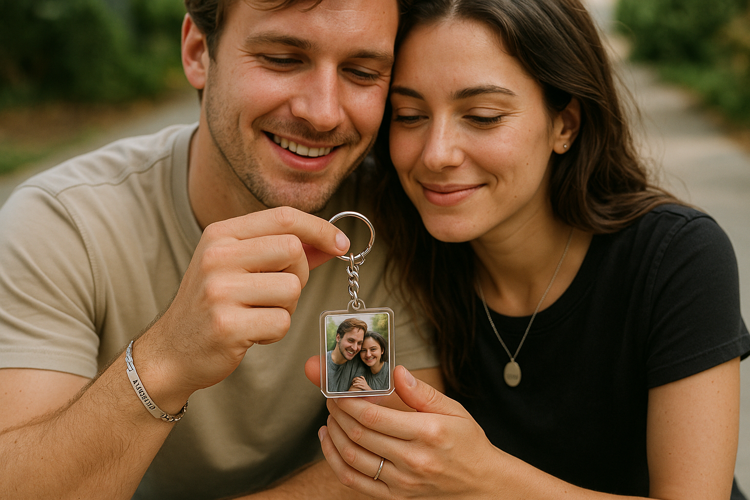 ✨ Capture Love, Carry Memories ✨
Personalised products, more realisticEvery personalized gift tells a story — just like the couple in this photo, holding a custom keychain that keeps their favorite moment close. Whether it’s a keychain, necklace, or bracelet, each piece from Charmify transforms your memories into timeless keepsakes.
Your story, beautifully designed to impress — always within reach.