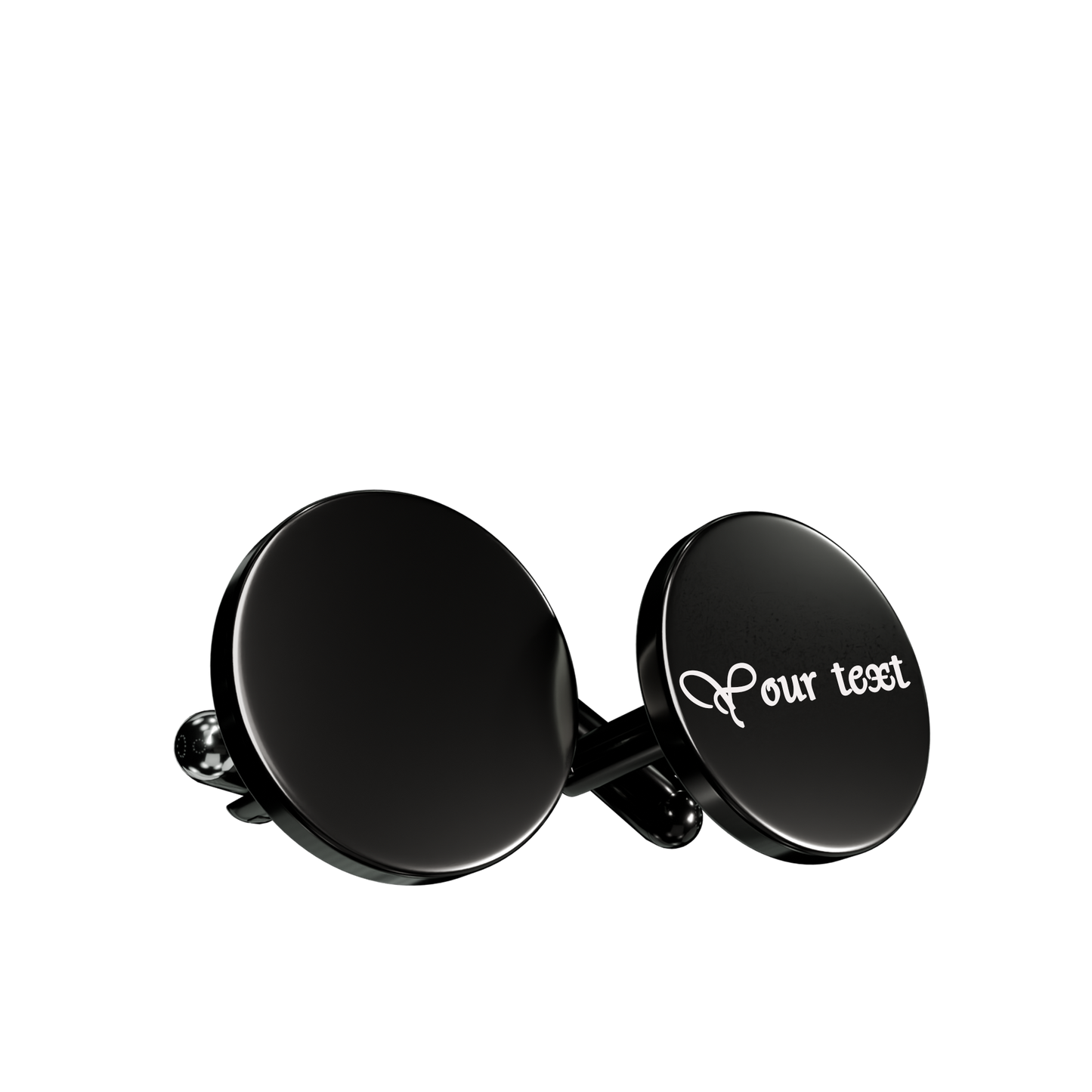 Personalised Cufflinks in Silver, Gold, Black, and Rose Gold – The Perfect Gift for Him