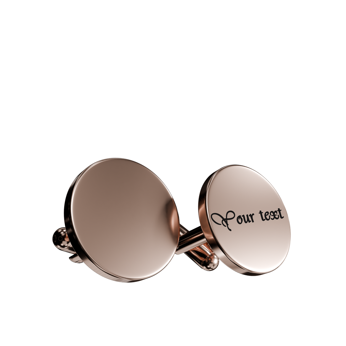 Personalised Cufflinks in Silver, Gold, Black, and Rose Gold – The Perfect Gift for Him