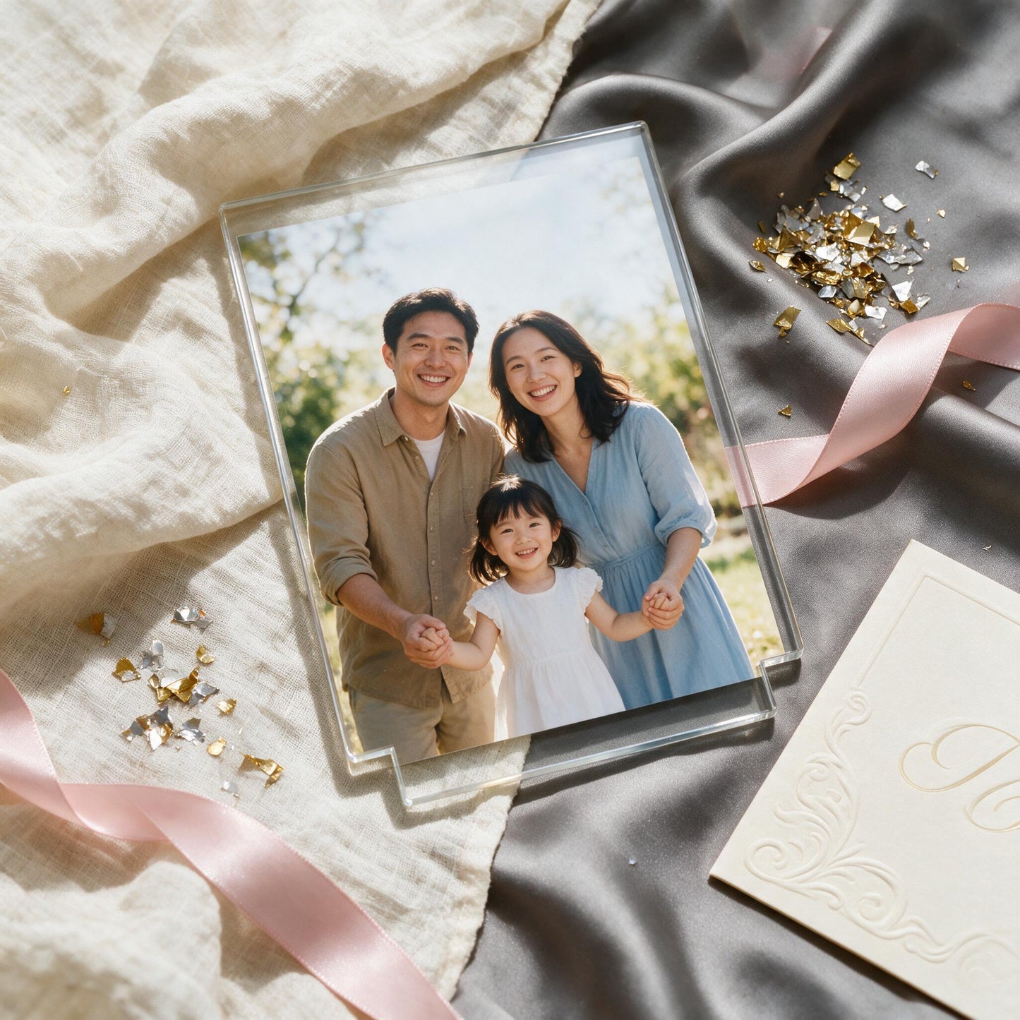 Personalised LED Photo Frame Night Light - Your Beautiful Story, Crafted to Glow Forever