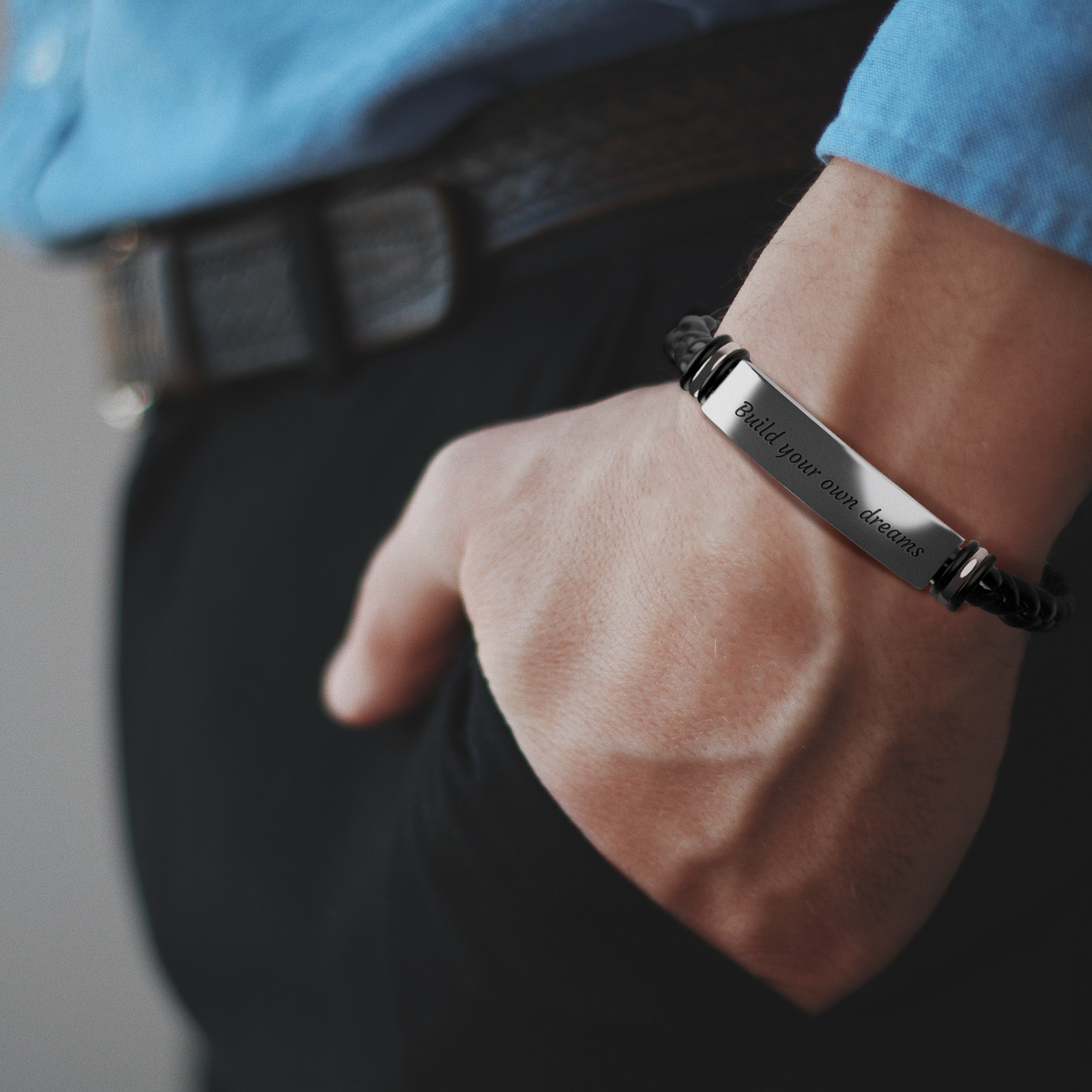 Personalised Bracelet with Custom Engraving