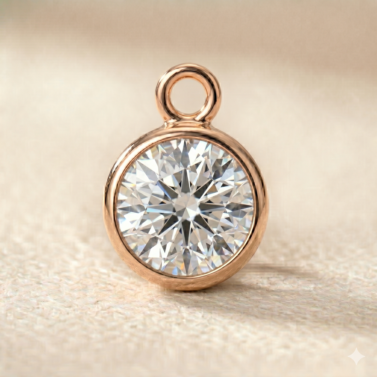 Personalised Initial & Birthstone Disc Necklace
