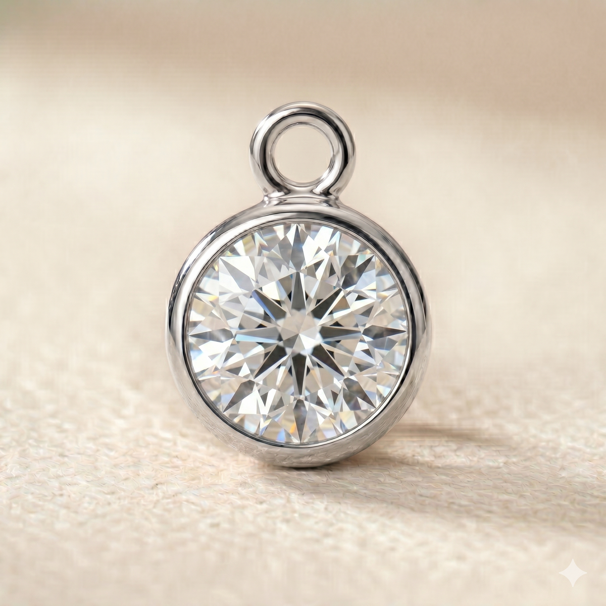 Personalised Initial & Birthstone Disc Necklace
