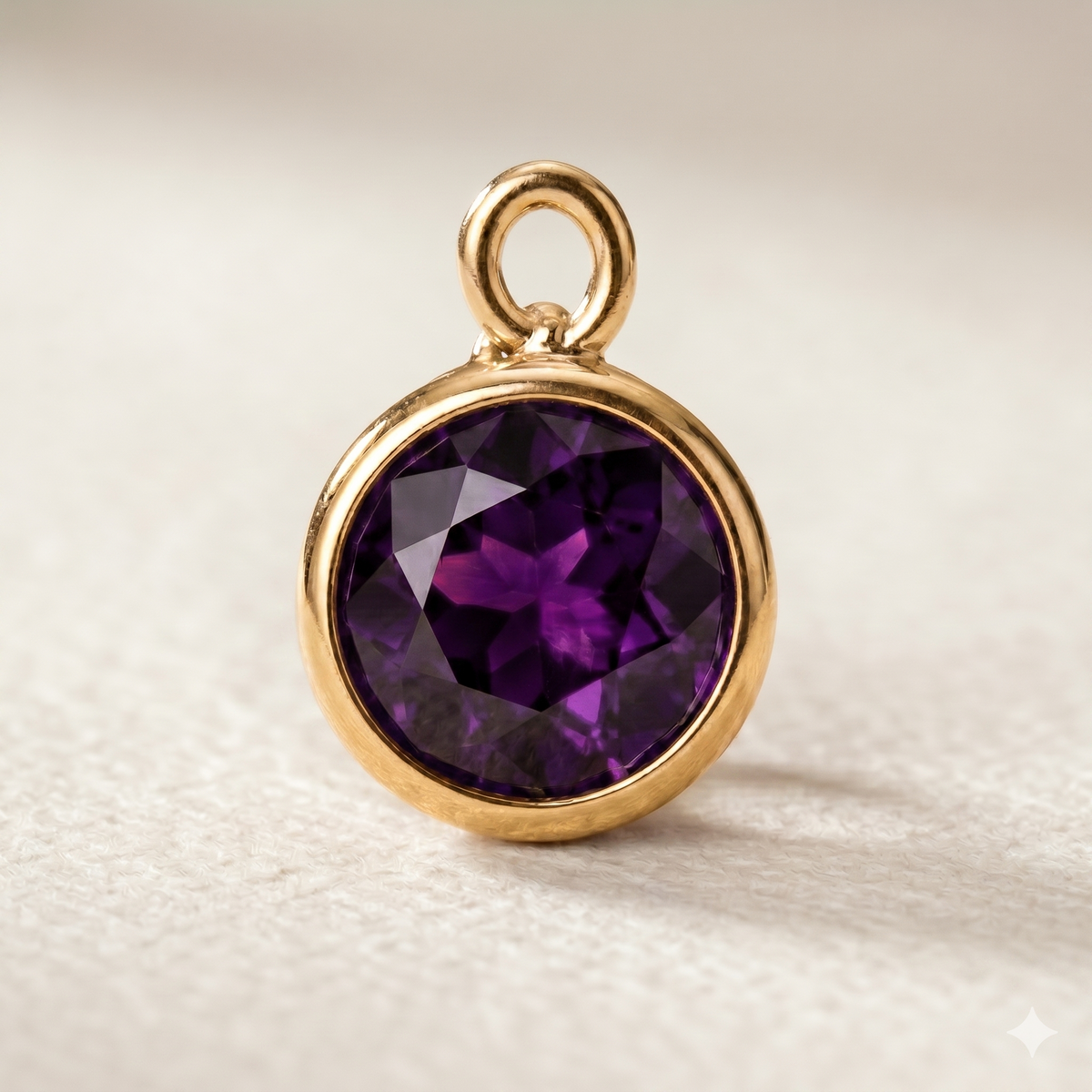 Personalised Initial & Birthstone Disc Necklace