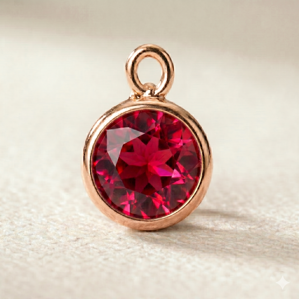 Personalised Initial & Birthstone Disc Necklace