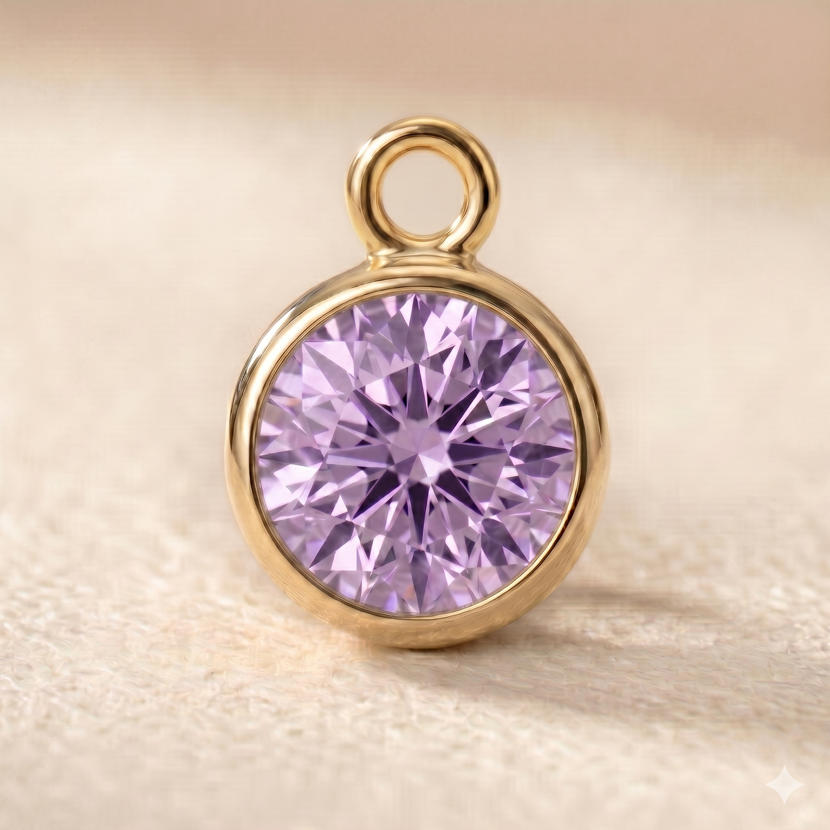 Personalised Initial & Birthstone Disc Necklace