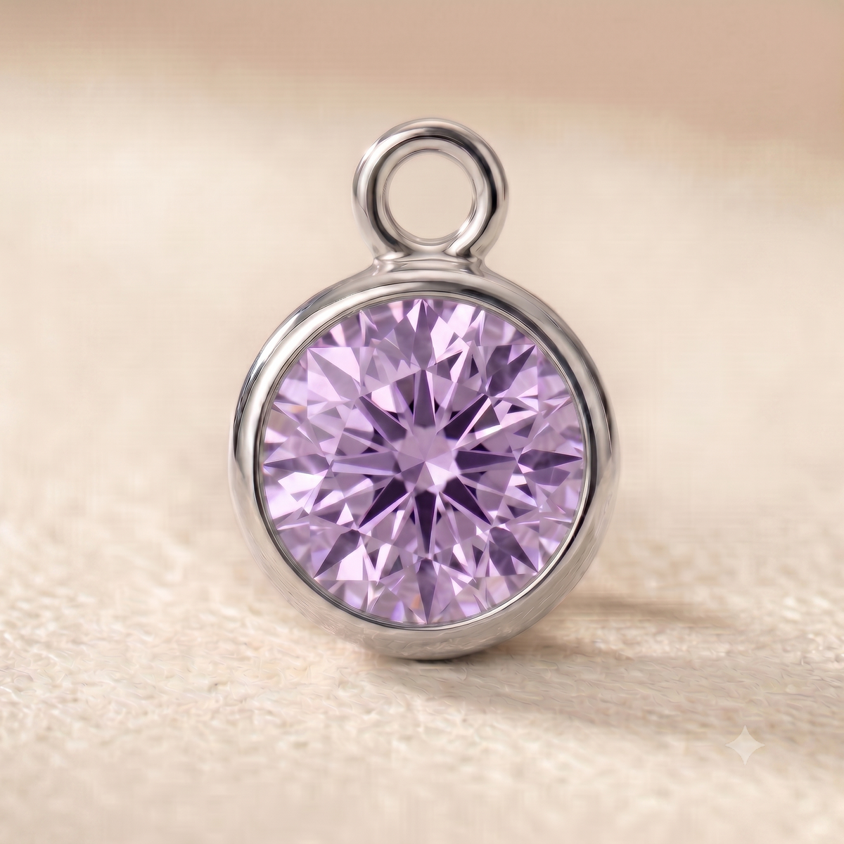 Personalised Initial & Birthstone Disc Necklace
