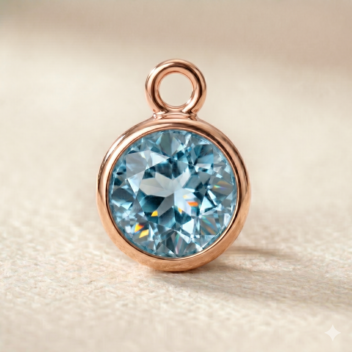 Personalised Initial & Birthstone Disc Necklace