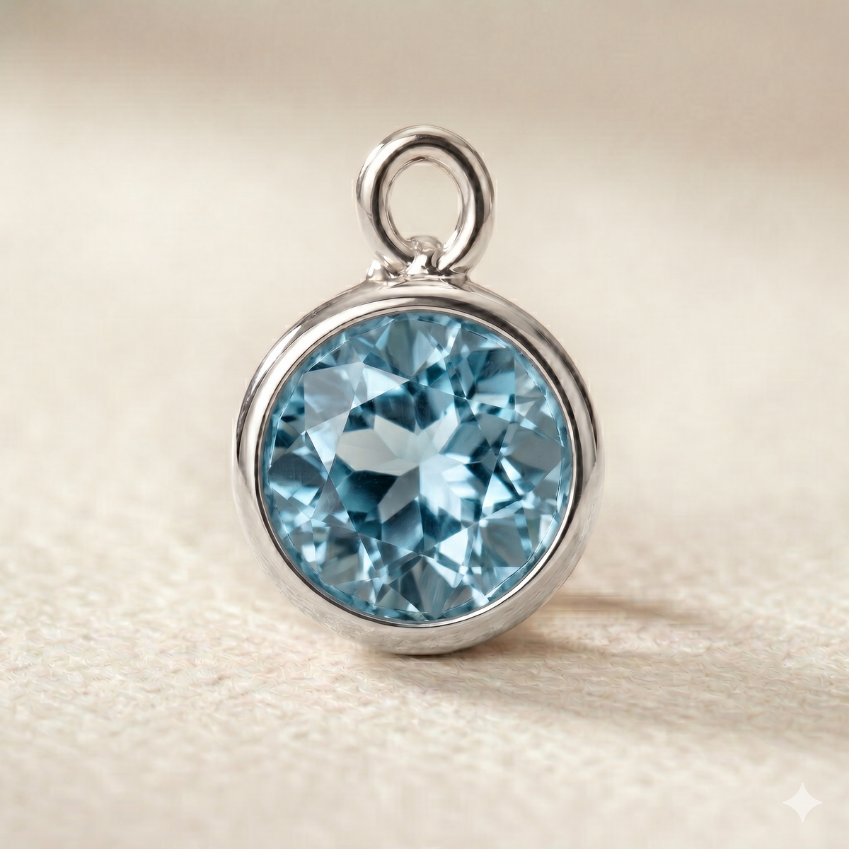 Personalised Initial & Birthstone Disc Necklace