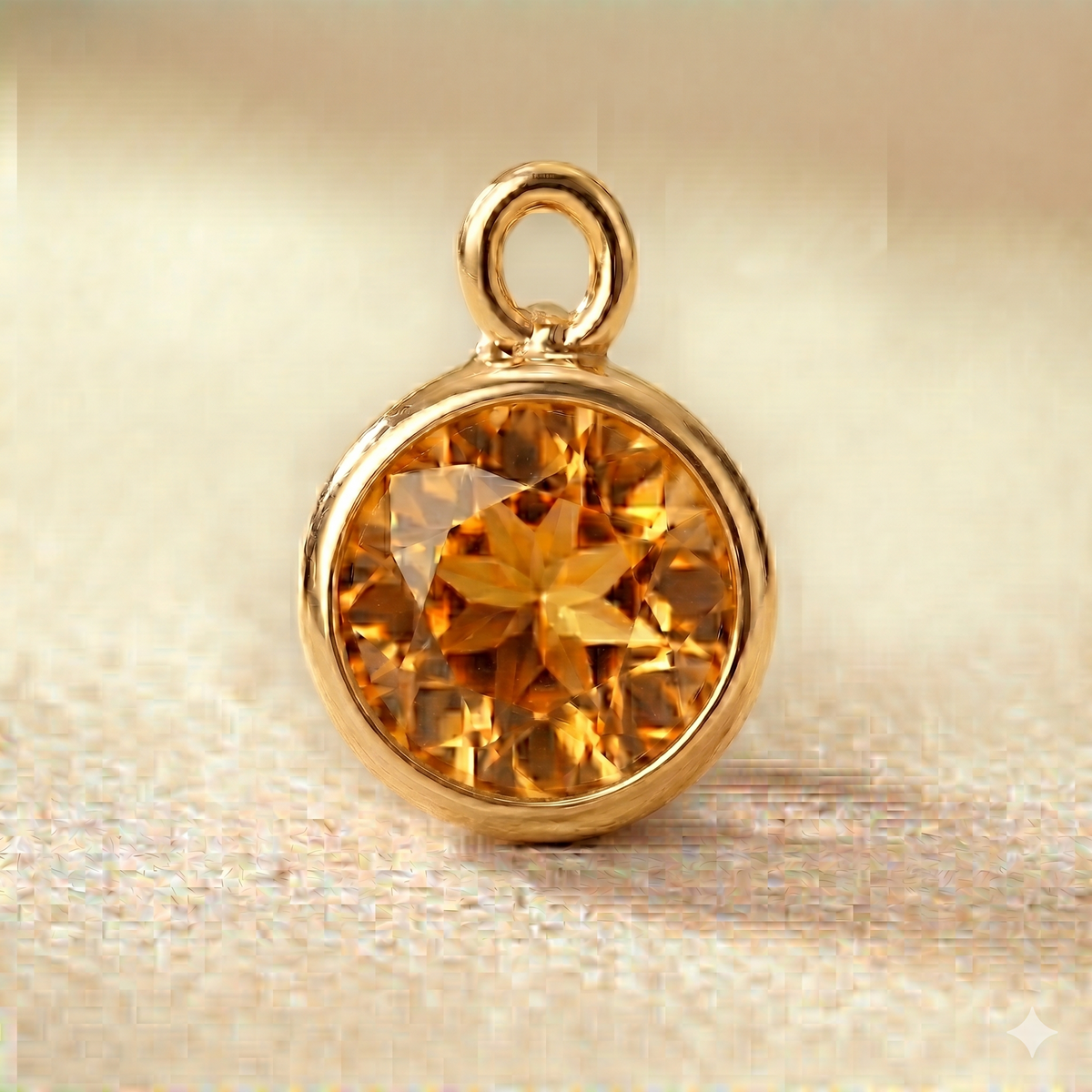 Personalised Initial & Birthstone Disc Necklace