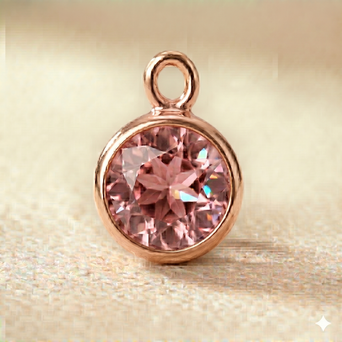 Personalised Initial & Birthstone Disc Necklace