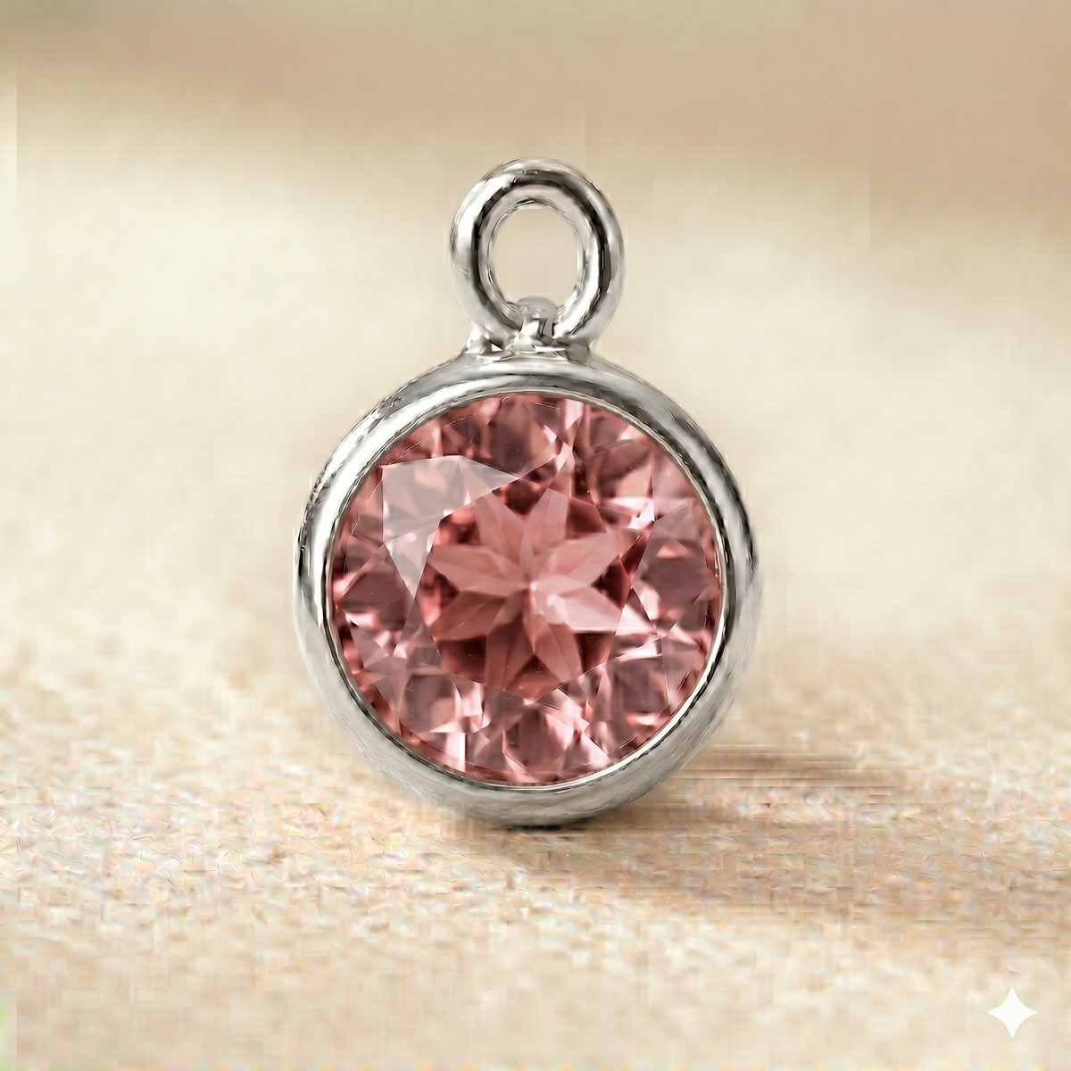 Personalised Initial & Birthstone Disc Necklace