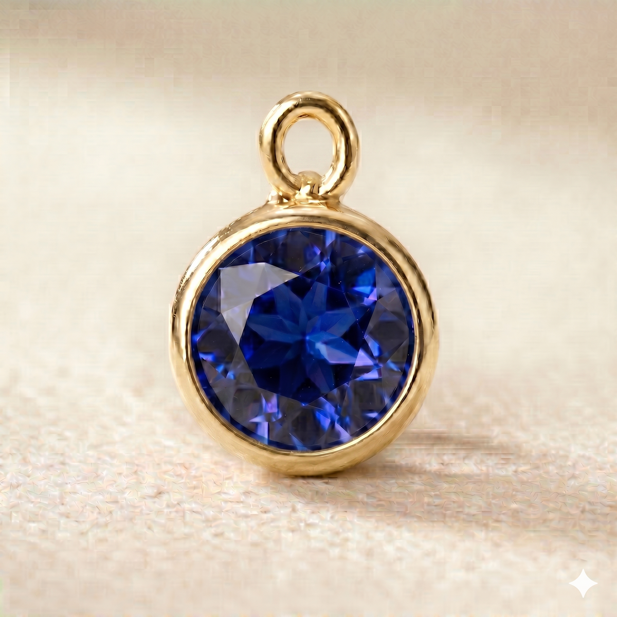 Personalised Initial & Birthstone Disc Necklace