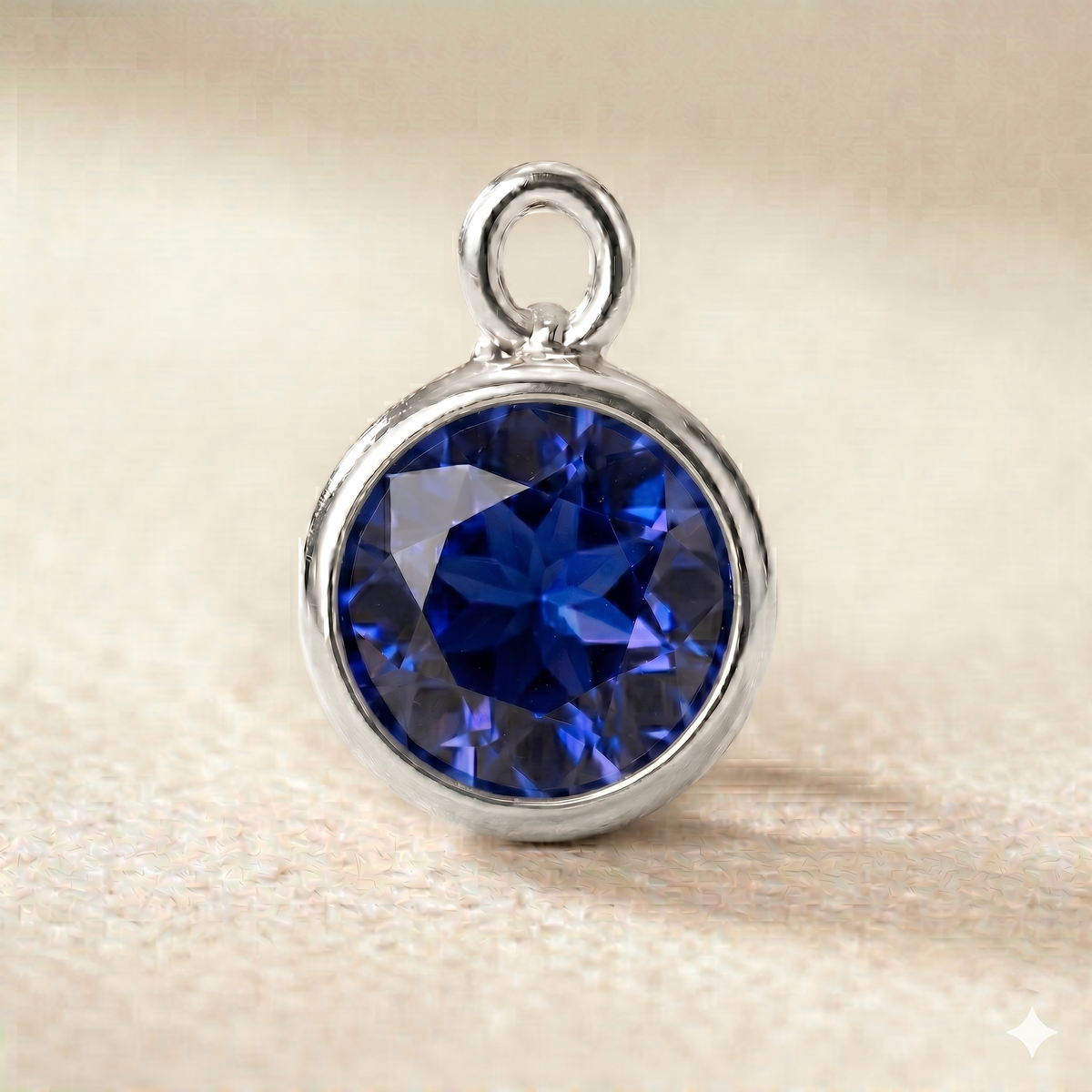 Personalised Initial & Birthstone Disc Necklace
