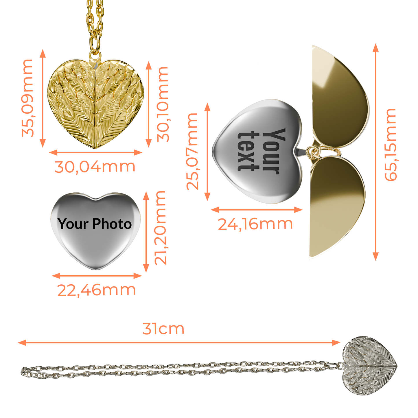 Love in Flight – Heart with Wings Necklace for Her