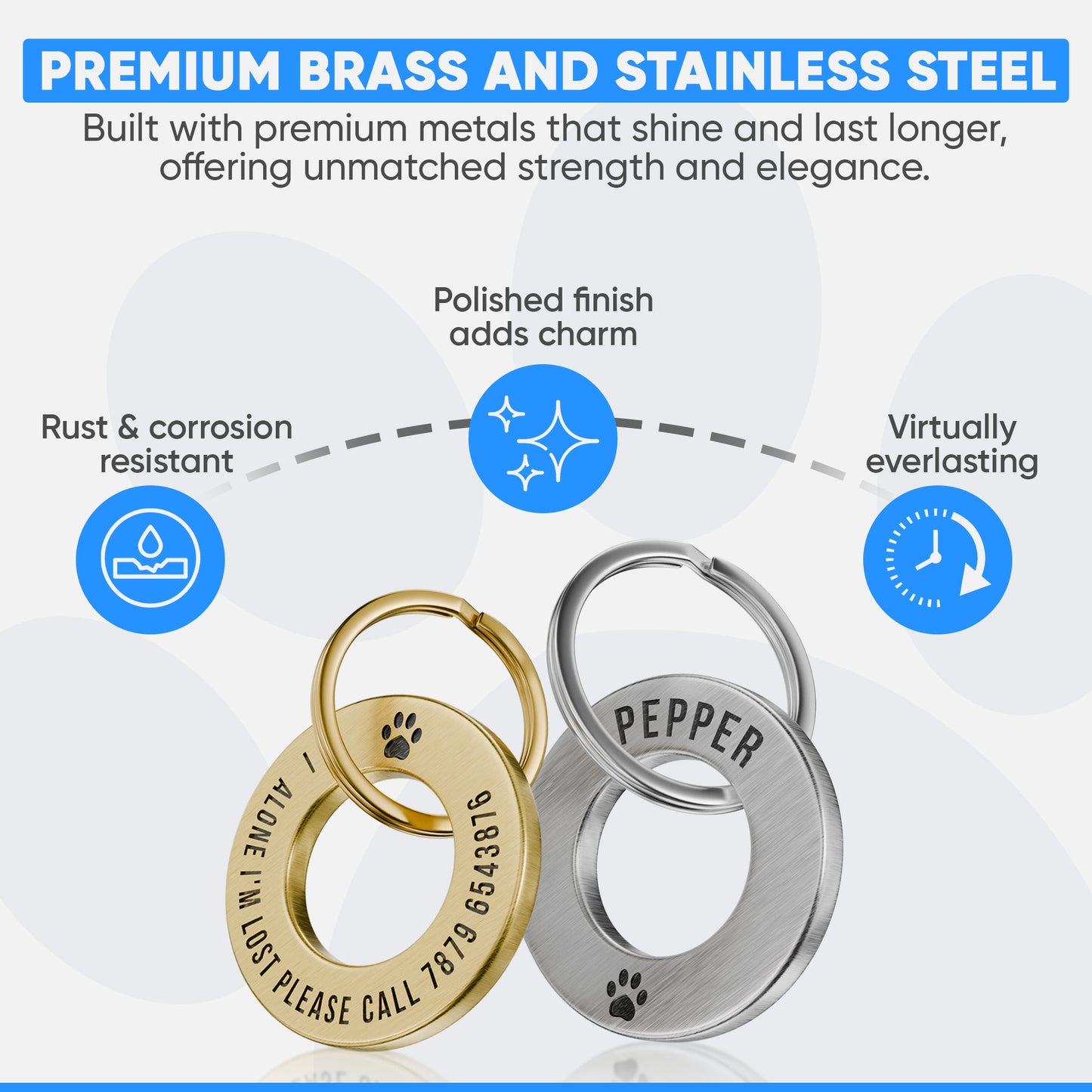 Premium Personalised ID Tags, Built for Their Everyday Adventures