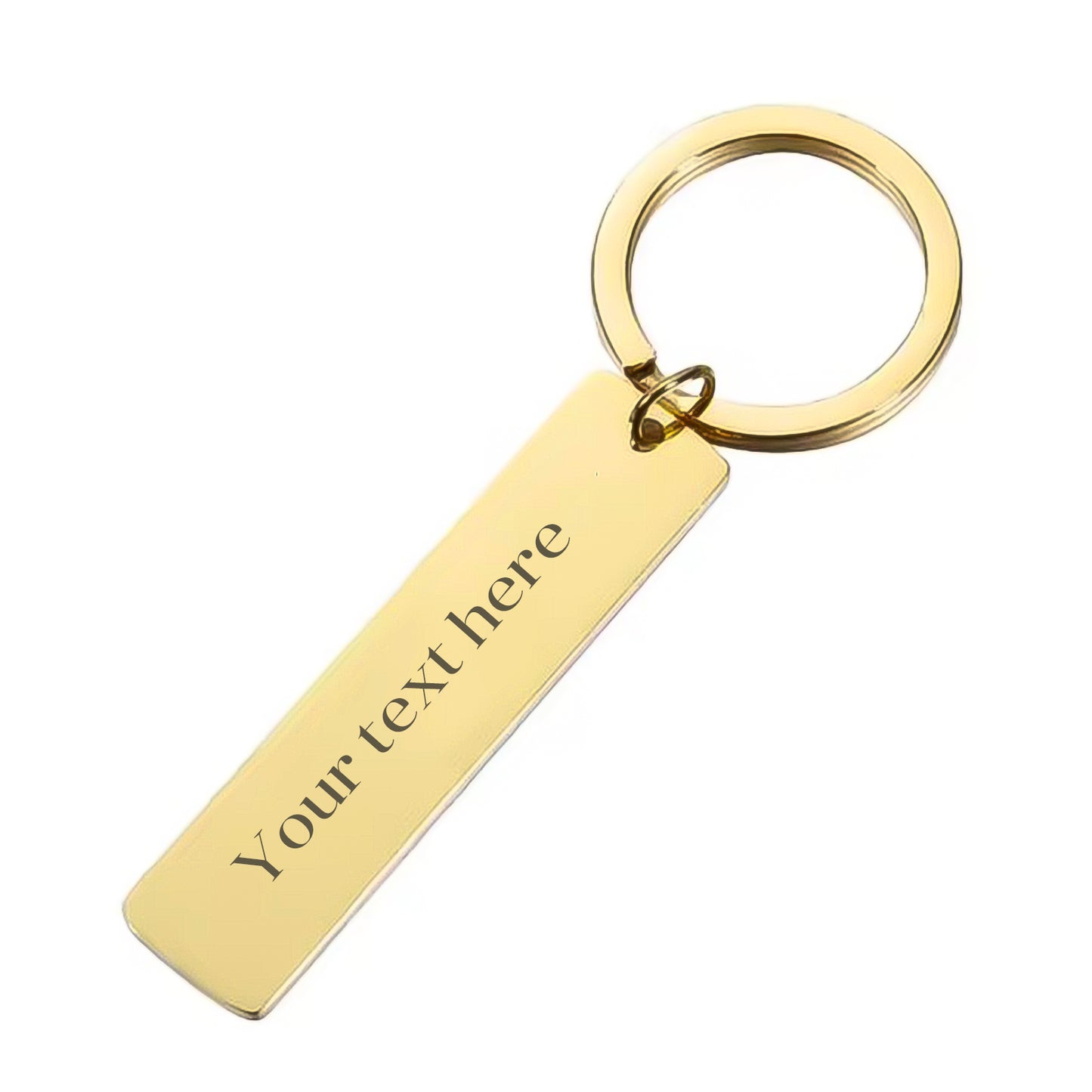 Custom Rectangle Keychain - Engraved Just for You