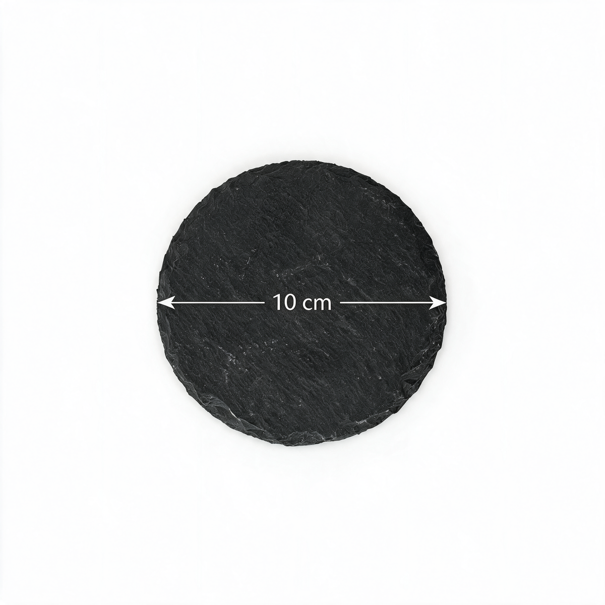 Custom Engraved Natural Slate Coasters — Premium Round & Square Drink Mats