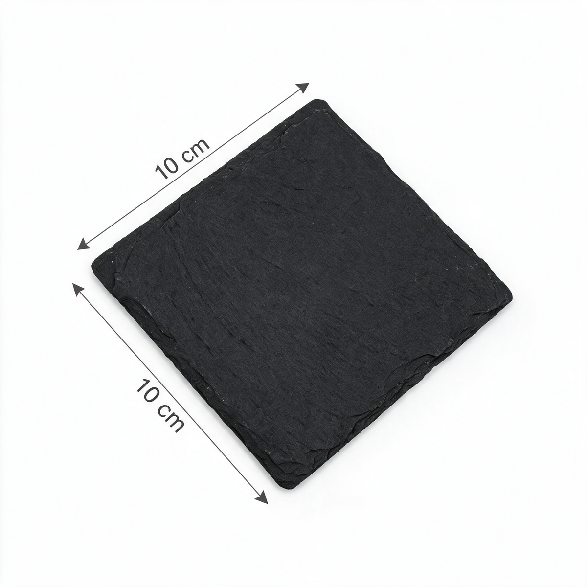 Custom Engraved Natural Slate Coasters — Premium Round & Square Drink Mats