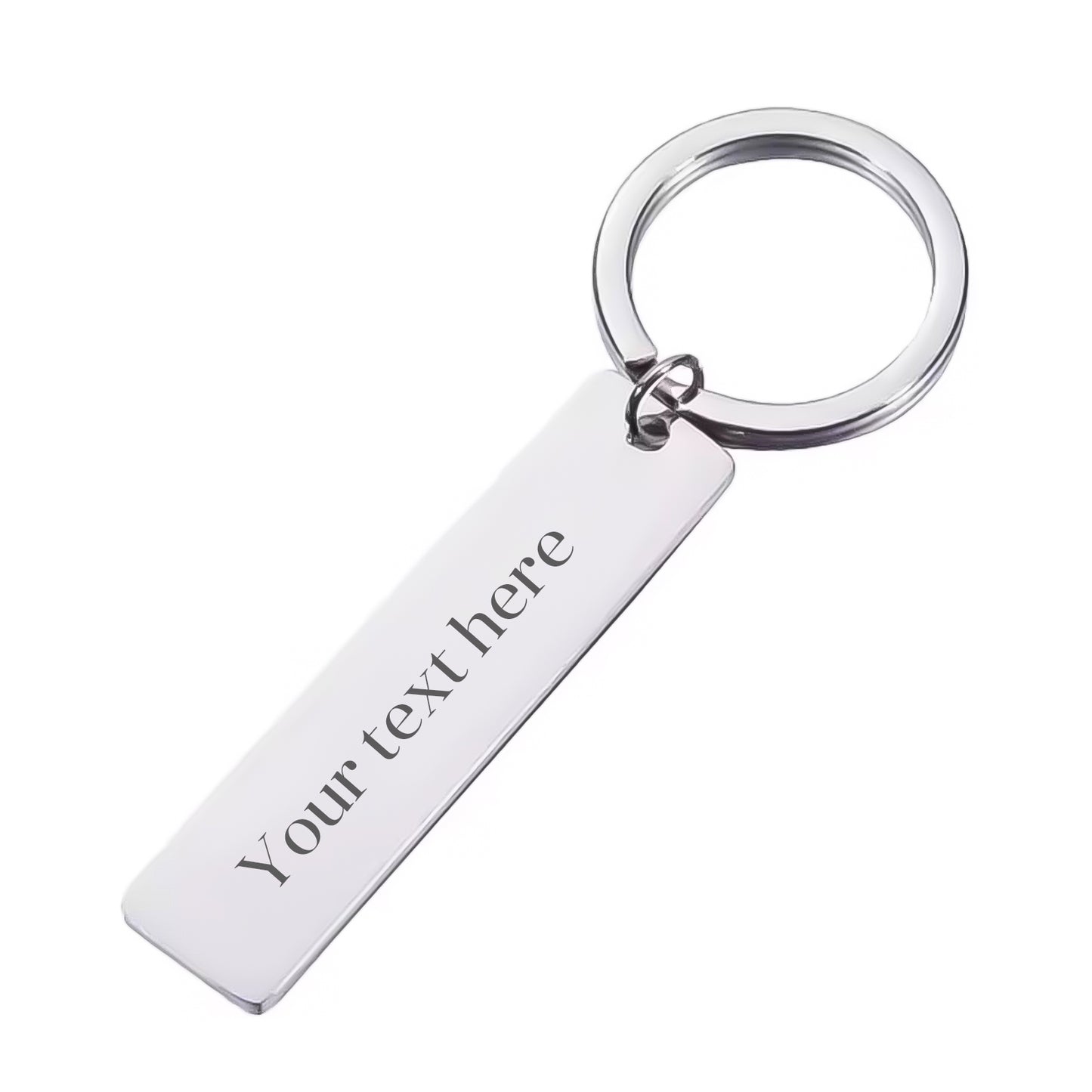 Custom Rectangle Keychain - Engraved Just for You